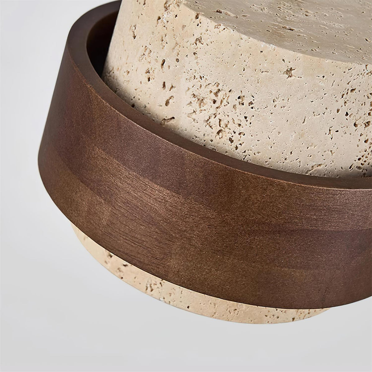 Alba – Suspension en travertin naturel-Galerie Pietra