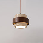 Alba – Suspension en travertin naturel-Galerie Pietra