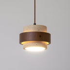 Alba – Suspension en travertin naturel-Galerie Pietra