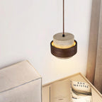 Alba – Suspension en travertin naturel-Galerie Pietra
