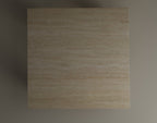 Aroa – Table basse organique en travertin naturel finition pierre-Galerie Pietra