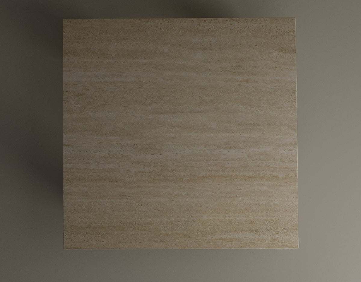 Aroa – Table basse organique en travertin naturel finition pierre-Galerie Pietra
