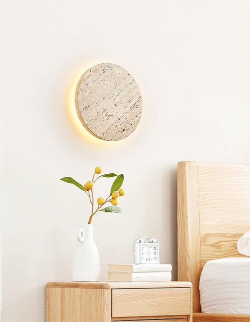 Artea – Applique murale en travertin naturel-Galerie Pietra