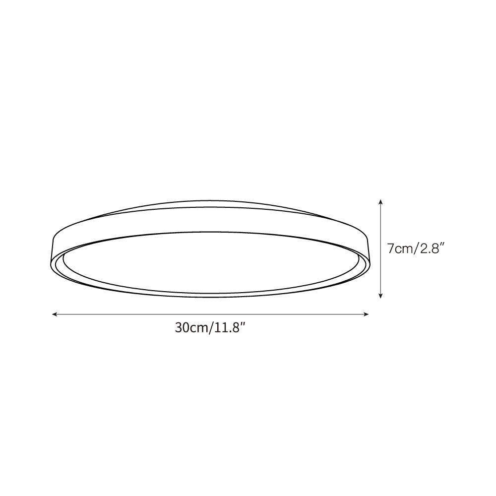 Aurelia – Plafonnier rond minimaliste en travertin naturel-Galerie Pietra