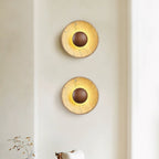 Avel – Applique murale minimaliste en travertin naturel-Galerie Pietra