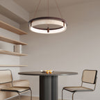Avela – Suspension moderne en travertin naturel-Galerie Pietra