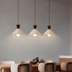 Capella – Suspension en travertin naturel forme chapeau-Galerie Pietra