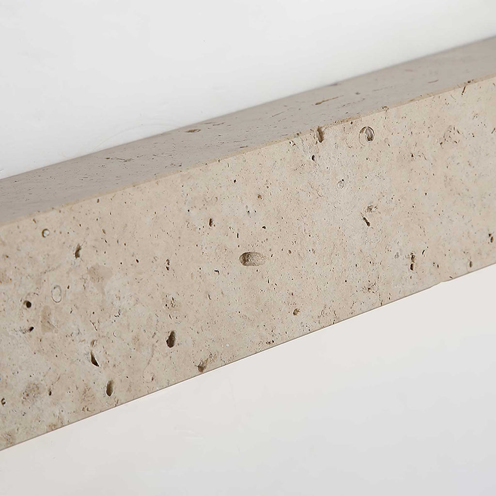 Elya – Applique murale minimaliste en travertin naturel-Galerie Pietra