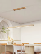 Linea – Suspension linéaire minimaliste en travertin naturel-Galerie Pietra