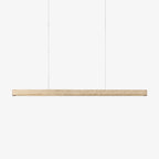 Linea – Suspension linéaire minimaliste en travertin naturel-Galerie Pietra