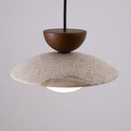 Luma – Suspension en travertin naturel-Galerie Pietra