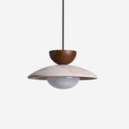 Luma – Suspension en travertin naturel-Galerie Pietra