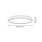 Néa – Plafonnier rond minimaliste en travertin naturel-Galerie Pietra