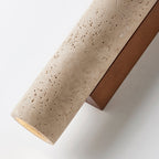 Nilo – Applique murale cylindrique fine en travertin naturel-Galerie Pietra