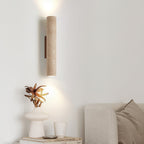 Nilo – Applique murale cylindrique fine en travertin naturel-Galerie Pietra