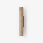 Nilo – Applique murale cylindrique fine en travertin naturel-Galerie Pietra