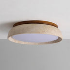 Noma Plafonnier en travertin naturel-Galerie Pietra