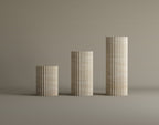 Orion – Trio de piliers sculpturaux en travertin naturel-Galerie Pietra