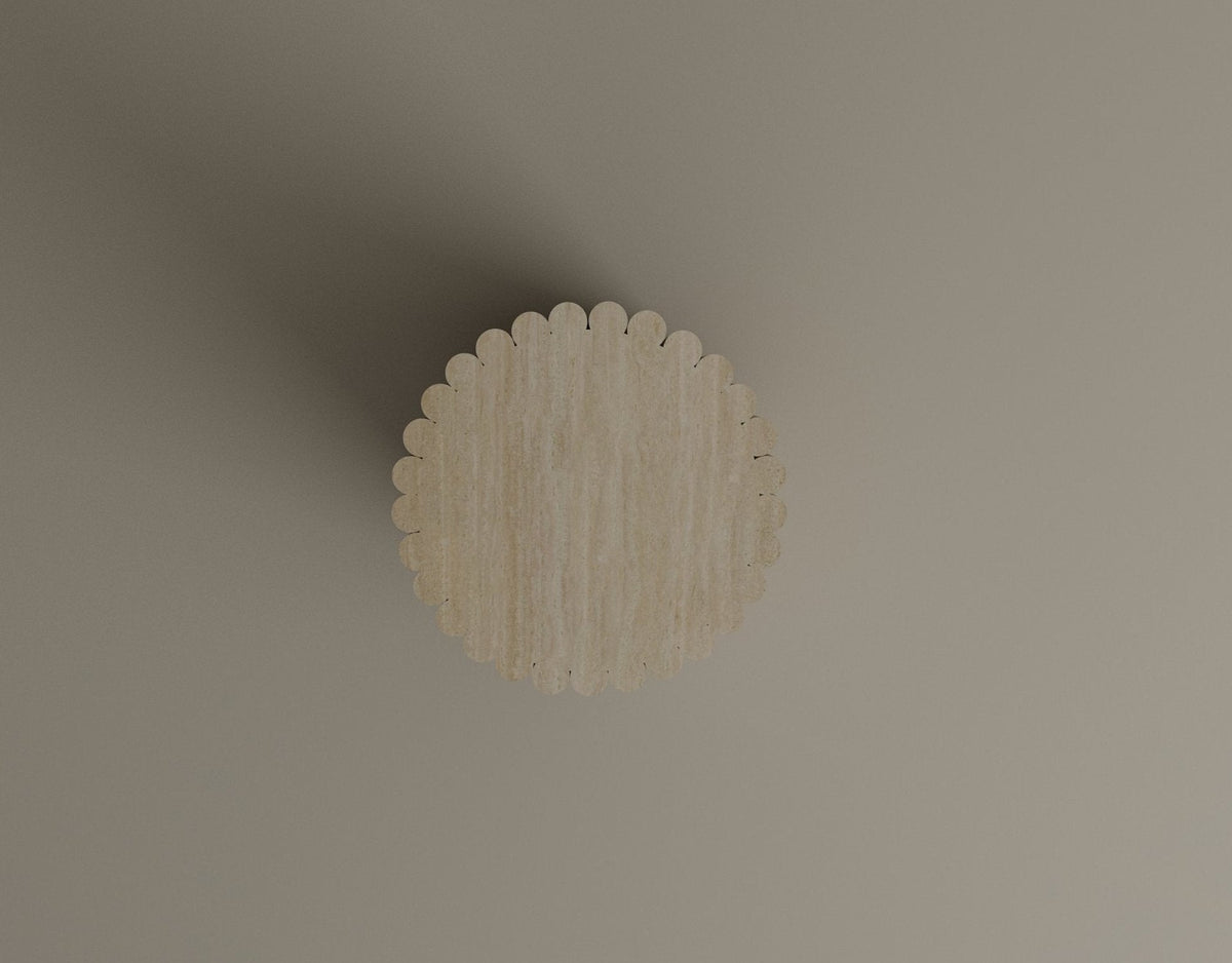 Orion – Trio de piliers sculpturaux en travertin naturel-Galerie Pietra