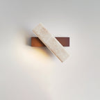 Recta – Applique murale rectangulaire en travertin naturel-Galerie Pietra