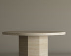 Sahara – Table basse sculpturale en travertin naturel finition mate-Galerie Pietra