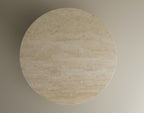 Sahara – Table basse sculpturale en travertin naturel finition mate-Galerie Pietra