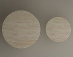 Sahara – Table basse sculpturale en travertin naturel finition mate-Galerie Pietra