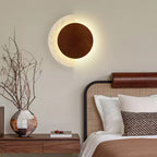Selene – Applique murale demi-lune en travertin naturel-Galerie Pietra