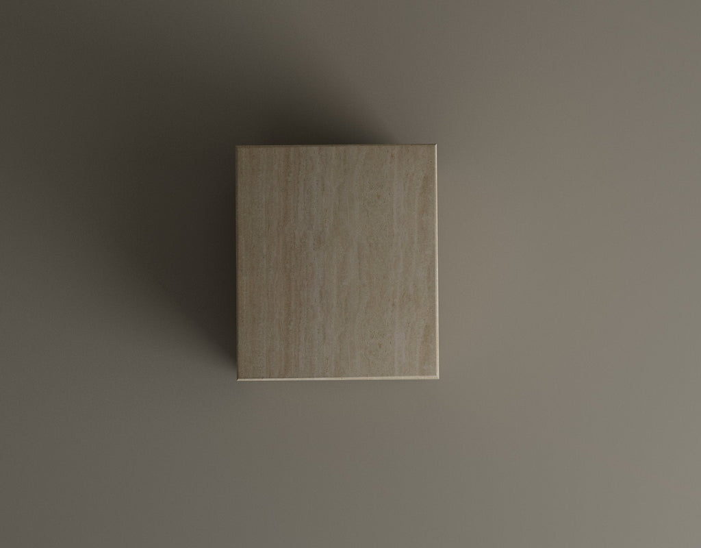 Sélène – Table sculpturale en travertin naturel-Galerie Pietra