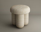 Table d’appoint Travertine Elegance – Pierre naturelle-Galerie Pietra