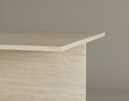 Terra – Table basse en travertin naturel au design durable-Galerie Pietra