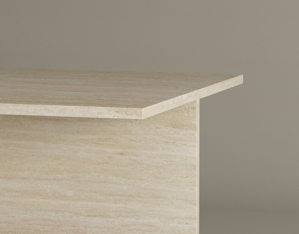 Terra – Table basse en travertin naturel au design durable-Galerie Pietra