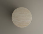 Travertine Scepter – Table d’appoint sculpturale en travertin naturel-Galerie Pietra