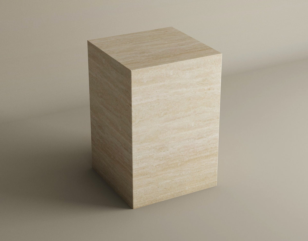 Trio Travertine Elegance – Ensemble de trois pièces en travertin naturel-Galerie Pietra
