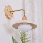 Vinea – Applique murale vintage en travertin naturel-Galerie Pietra