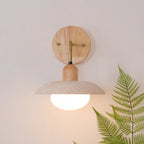 Vinea – Applique murale vintage en travertin naturel-Galerie Pietra