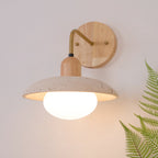 Vinea – Applique murale vintage en travertin naturel-Galerie Pietra